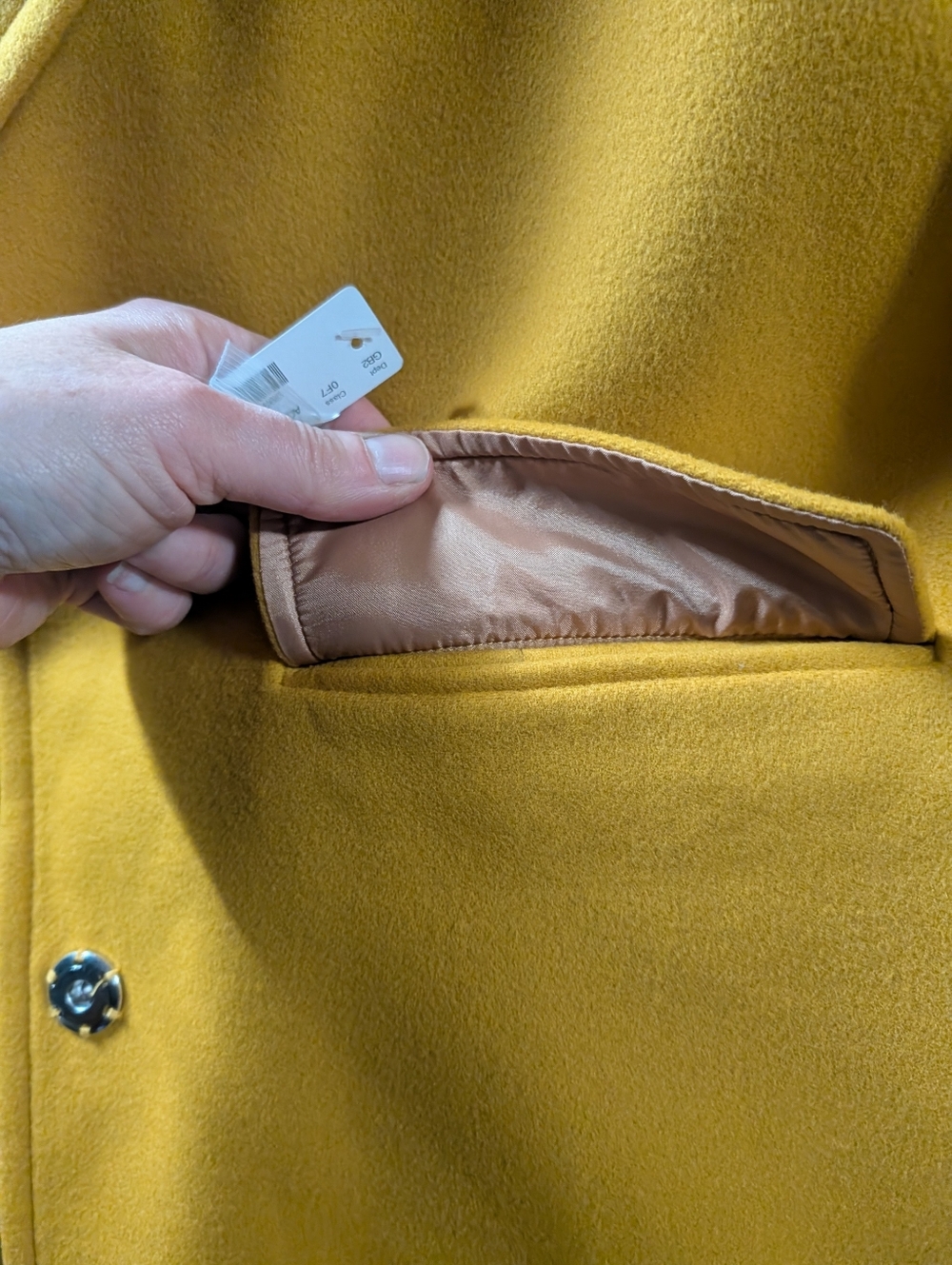 Mustard J.Crew Coat - Picture 7 of 9